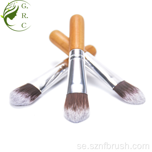 Anpassad flytande lera ansiktsborstar Mask Foundation Brush